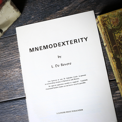 Mnemodexterity by L. De Bevere - Book